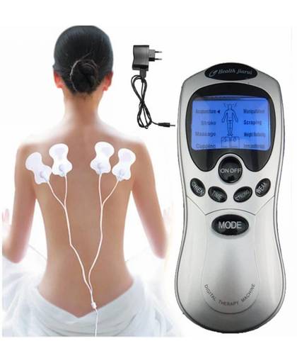 Elektrische massager 4 pads - massage apparaat - pulse massager - ontspanningsmassage - DisQounts