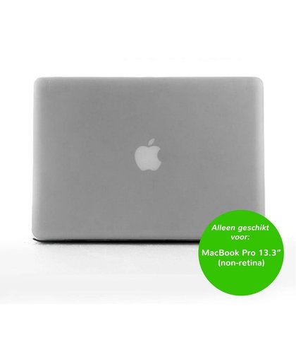 Glanzende hardcase hoes - MacBook Pro 13.3 inch (non-retina) - transparant