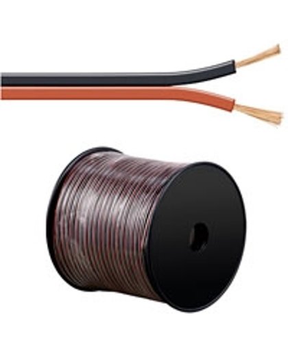 Goobay LSK 2x4.0 - 100m 100m Zwart audio kabel