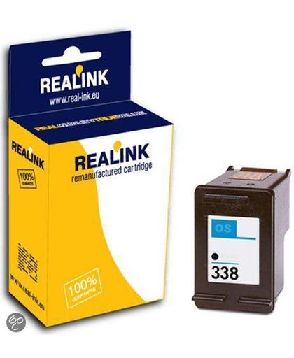 Merkloos - inktcartridge - geschikt voor HP 338 / C8765EE inktcartridge zwart (compatible)