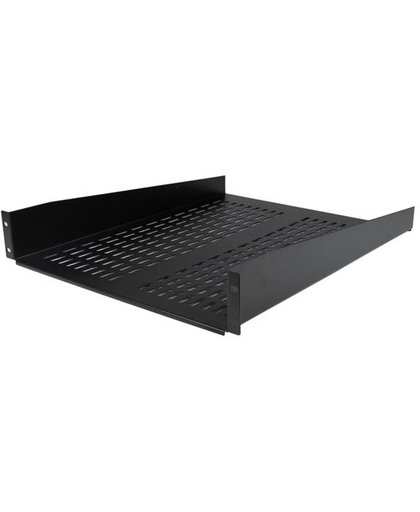 StarTech.com 2U 22inch ventilerende plank rack monteerbaar Vaste Plank Serverrack Serverkast 22kg