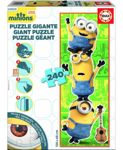Educa Gigantisch hoge Minions puzzel 240 stukjes