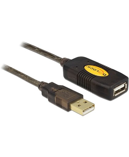 Delock USB 2.0 A Male naar USB 2.0 A Female - 5 m
