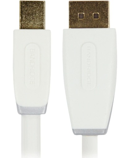 Bandridge 1m Mini DisplayPort - DisplayPort m/m 1m DisplayPort Mini DisplayPort Wit