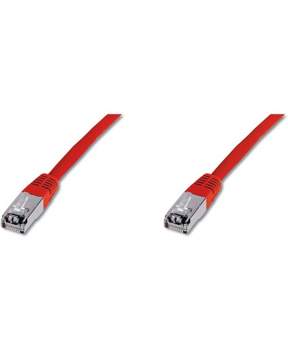 Digitus Patch Cable, SFTP, CAT5E, 10M, red