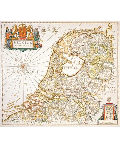 borduurpakket 1073 kaart van nederland