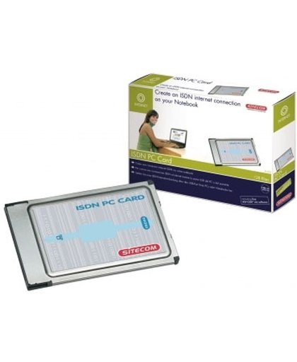 Sitecom PC-003 - ISDN PC-Card interfacekaart/-adapter