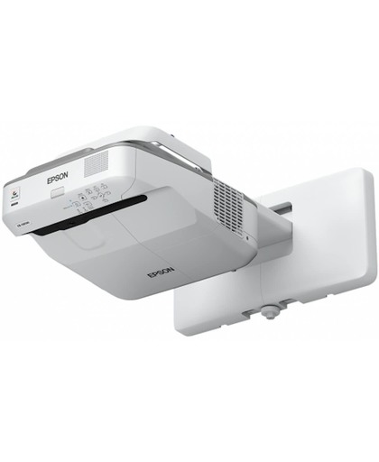 Epson EB-685W beamer/projector 3500 ANSI lumens 3LCD WXGA (1280x800) Projector met wandmontage Grijs, Wit