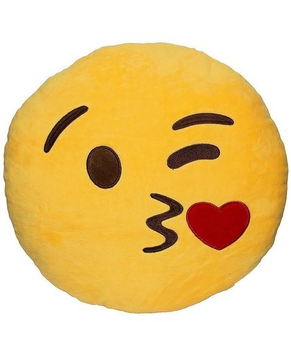 Emoji Emoticon Kiss Kussen
