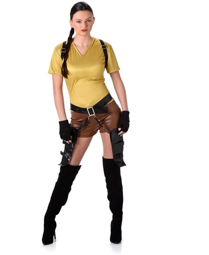Lara Croft Tomb Raider Kostuum Dames - Maat M