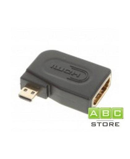 HDMI Female to Micro HDMI Male Adapter 90 graden