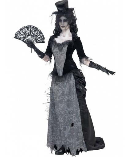Zwarte weduwe Halloween kostuum 36-38 (s)
