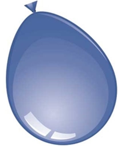 Ballonnen marineblauw (30cm, 50st)