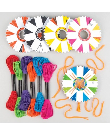 Maak je eigen gevlochten vriendenarmbandjes – creatieve knutselsets voor kinderen om te ontwerpen, maken en als cadeau te geven (verpakking van 4)