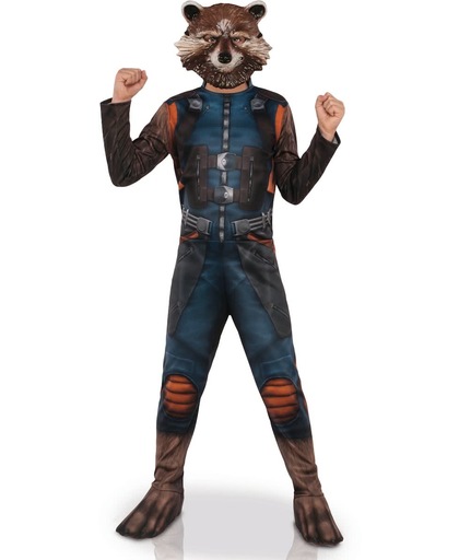 Rocket Raccoon™ Gardians of the Galaxy kostuum voor kinderen - Verkleedkleding - Maat 110/122