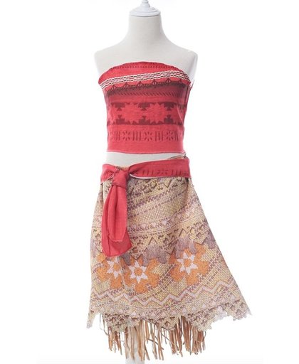 Vaiana jurk maat 140-146 Moana Prinsessen jurk (150) kostuum kind verkleedkleding