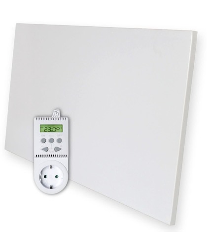 TecTake - Infrarood verwarming 1200 x 600 mm- 900 W + thermostaat - 401709