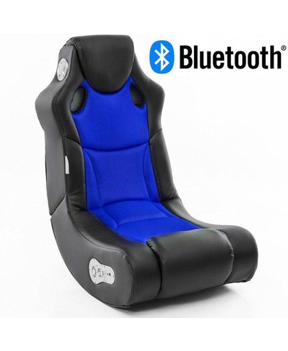 Music Rocker Booster Gamestoel Blauw met Bluetooth
