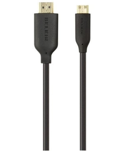 Belkin Mini HDMI - HDMI, 3m 3m HDMI Type C (Mini) HDMI Type A (Standard) Zwart HDMI kabel