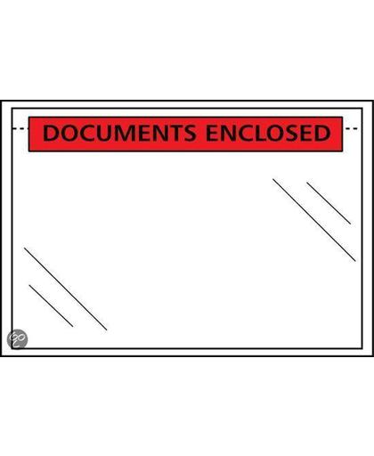Raadhuis paklijstenvelop 220x110mm DL 50 micron documents enclosed