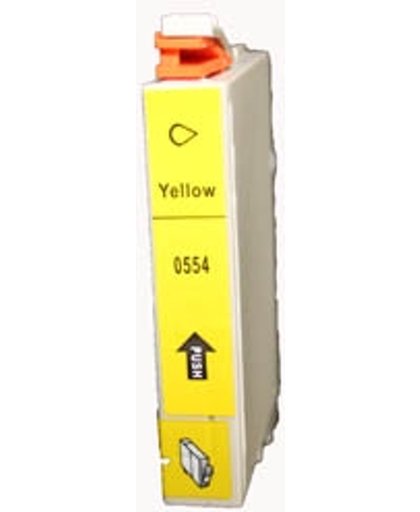 Toners-kopen.nl Epson C13TO55440 TO554 geel Verpakking : Bulk Pack (zonder karton)  alternatief - compatible inkt cartridge voor Epson T0554 geel