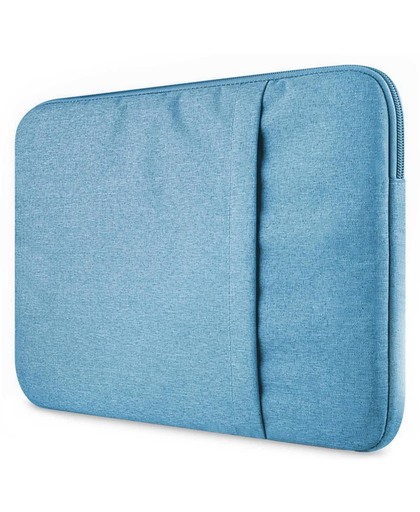 Tuff-luv - Nylon beschermhoes voor een 13 inch laptop/notebook - licht blauw