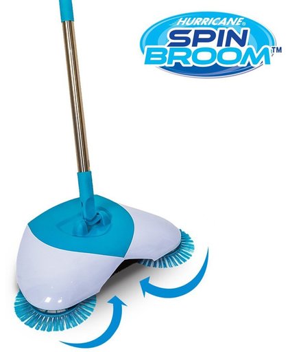 Bezem 2 in 1 - Hurricane Spin Broom