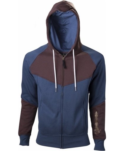 Assassin's Creed Unity Blue/Brown Hoodie with Print