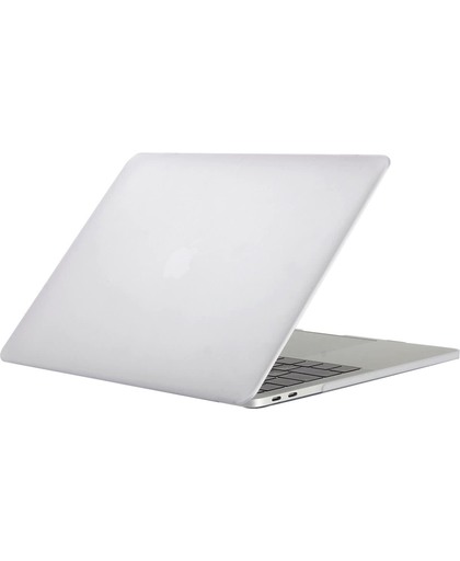 For 2016 New Macbook Pro 13.3 inch A1706 & A1708 Laptop Frosted structuur PC beschermings hoesje (transparant)