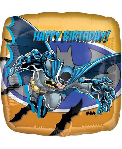 Batman Helium Ballon Happy Birthday 45cm leeg