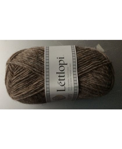 Ijslandse breiwol Lettlopi - Oatmeal heather / haframjöl heather