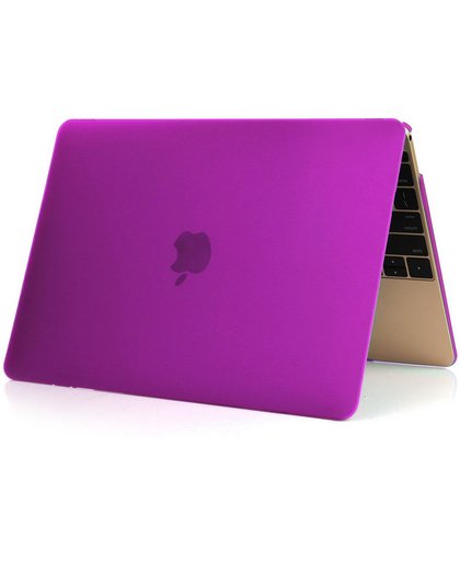 Macbook Case voor Macbook Air 11 inch - Matte Hard Case - Diep Paars
