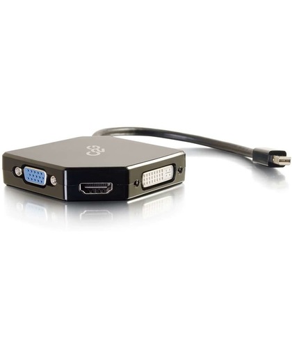 C2G 80929 kabeladapter/verloopstukje Mini DisplayPort HDMI, VGA, DVI Zwart