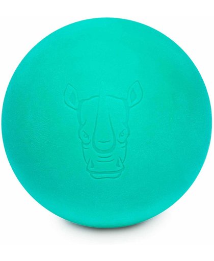 #DoYourFitness® - Lacrosse bal / massage bal »Animal« - met dierenmotieven - ideale fascia bal / triggerpunt bal - 6cm Ø - Neushoorn