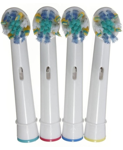 Opzetborstels passend op Oral-B Floss Action 4 stuks / Universele Floss Action opzetborstels voor Oral-B / Floss Action Oral-B
