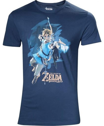 Zelda Breath of the Wild - Link with Bow Box Cover T-shirt