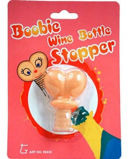 boobie bottle stopper - flessendop