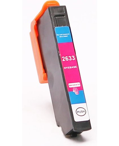 Toners-kopen.nl Epson C13T26334010 T2633 magenta  alternatief - compatible inkt cartridge voor Epson 26xl magenta
