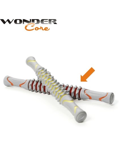 Wonder Core Massage Stick - Gray/Orange