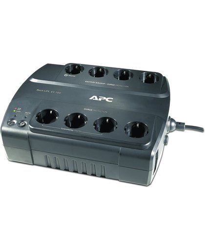 APC Back-UPS 700VA - Noodstroomvoeding / 8x stopcontact / USB