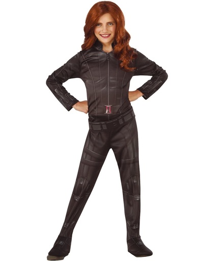 Klassiek Avengers™ Black Widow kostuum voor meisjes - Verkleedkleding - Maat 128/140