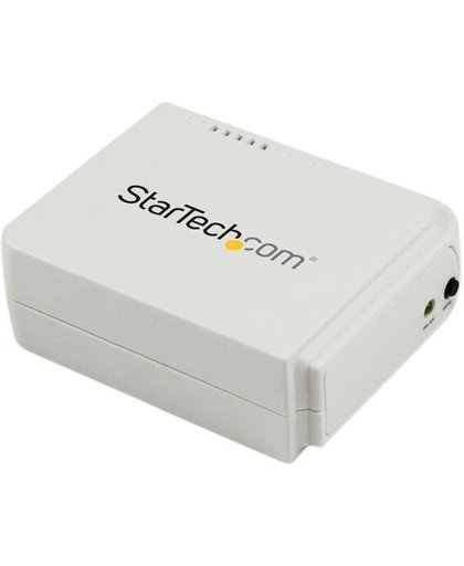 StarTech.com 1-poorts USB Wireless N netwerkprintserver met 10/100 Mbps Ethernet-poort 802.11 b/g/n print server