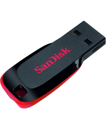 Sandisk Cruzer Blade 32GB - USB-Stick / Zwart-Rood