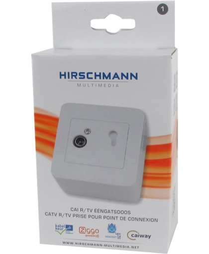 Hirschmann Coax signaal overnamepunt DIO-01 SHOPl Overname Punt [DIO-01]