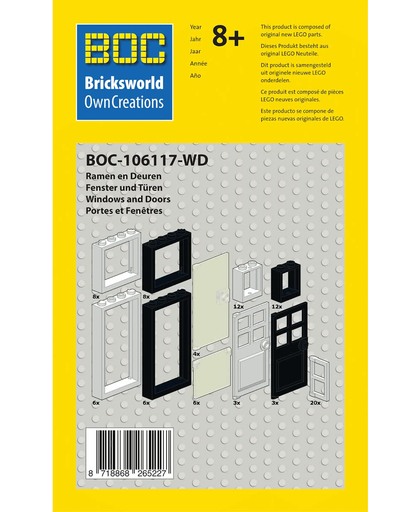 BOC-106117-W Ramen en deuren set