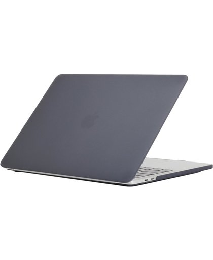 For 2016 New Macbook Pro 15.4 inch A1707 Laptop Frosted structuur PC beschermings hoesje(zwart)