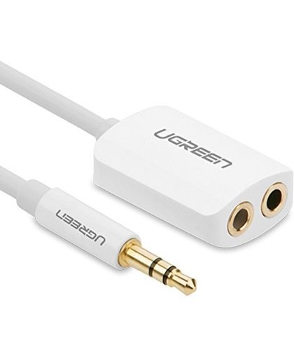 Ugreen 10738 3.5mm 2 x 3.5mm Wit audio kabel