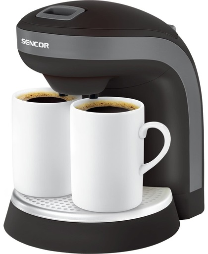 Sencor SCE 2000BK Vrijstaand Handmatig 0.3l 2kopjes Zwart, Grijs koffiezetapparaat