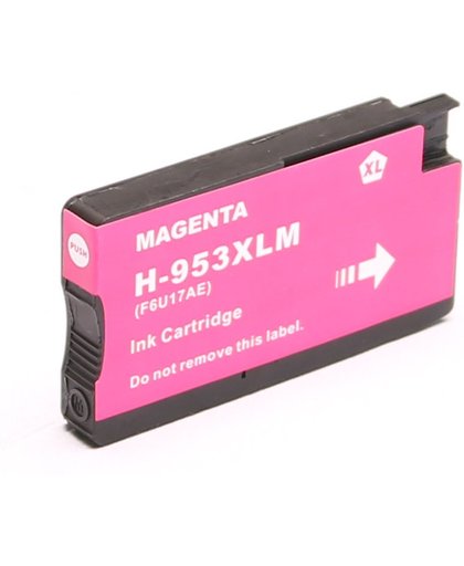 Toners-kopen.nl HP 953XL F6U17AE magenta  alternatief - compatible inkt cartridge voor Hp 953XL magenta Officejet Pro 8210
