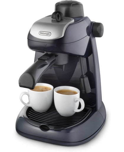 DeLonghi EC 7.1 Vrijstaand Handmatig Espressomachine 0.5l 2kopjes Zwart, Zilver koffiezetapparaat